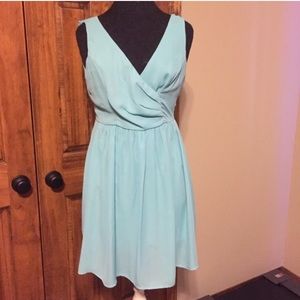 Lulu’s draped blue dress xs